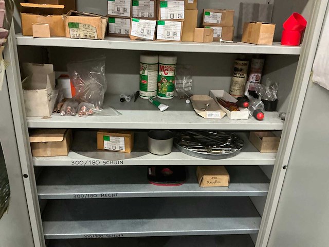 2-deurs metalen archiefkast - afbeelding 4 van  5