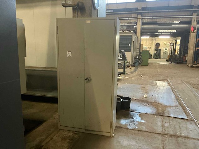 2-deurs metalen archiefkast - afbeelding 1 van  4