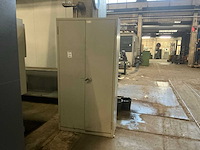 2-deurs metalen archiefkast - afbeelding 1 van  4