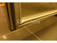 2-deurs roestvrijstalen koelkast merk en model onleesbaar - afbeelding 2 van  8