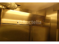 2-deurs roestvrijstalen koelkast merk en model onleesbaar - afbeelding 4 van  8