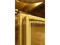 2-deurs roestvrijstalen koelkast merk en model onleesbaar - afbeelding 5 van  8