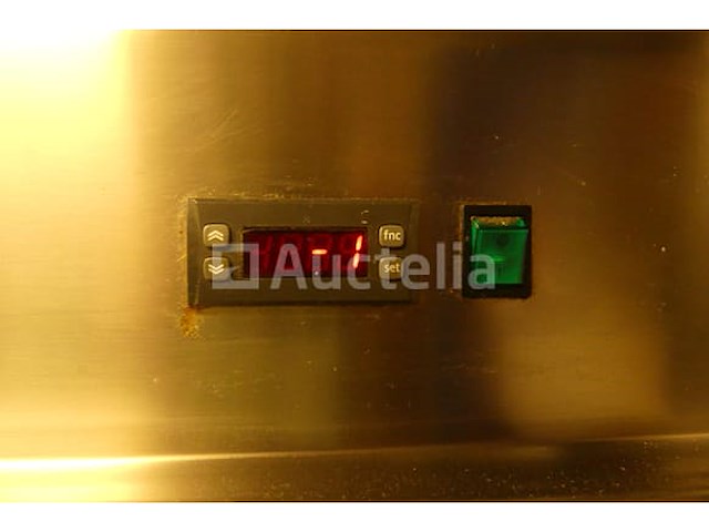 2-deurs roestvrijstalen koelkast merk en model onleesbaar - afbeelding 6 van  8