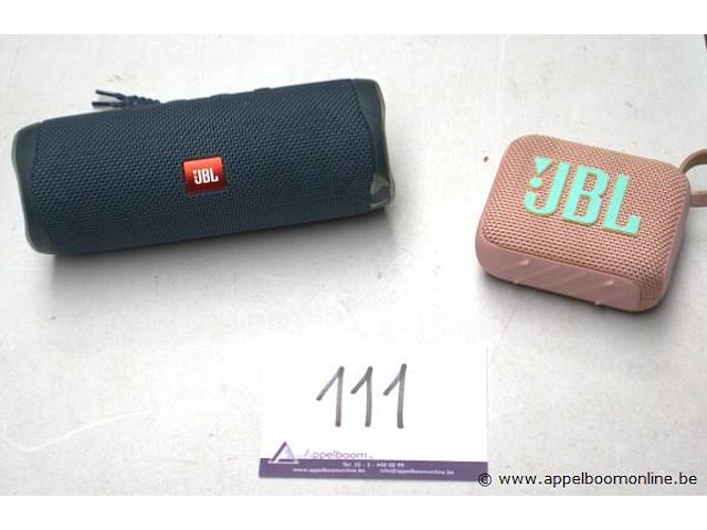 2 div bluetooth speakers jbl, zonder kabels, werking niet gekend - afbeelding 1 van  2