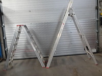 2 diverse alu trapladders - afbeelding 2 van  2