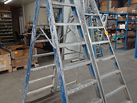 2 diverse alu trapladders - afbeelding 2 van  3