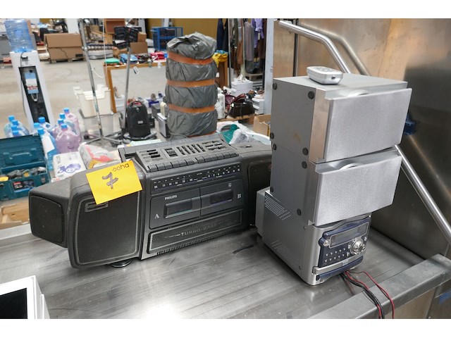 2 diverse radio's philips/elekta - afbeelding 1 van  3