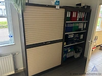 2 dossierkasten vv jaloeziedeuren
