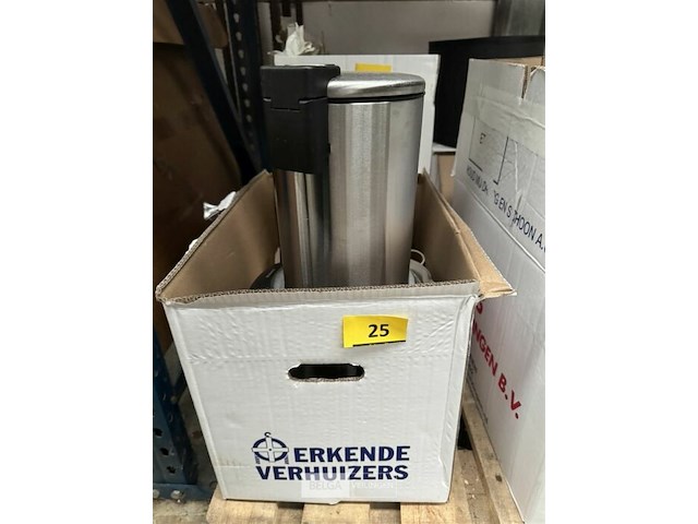 2 dozen divers glazen vazen vuilbakjes - afbeelding 2 van  6