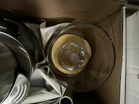 2 dozen divers glazen vazen vuilbakjes - afbeelding 3 van  6