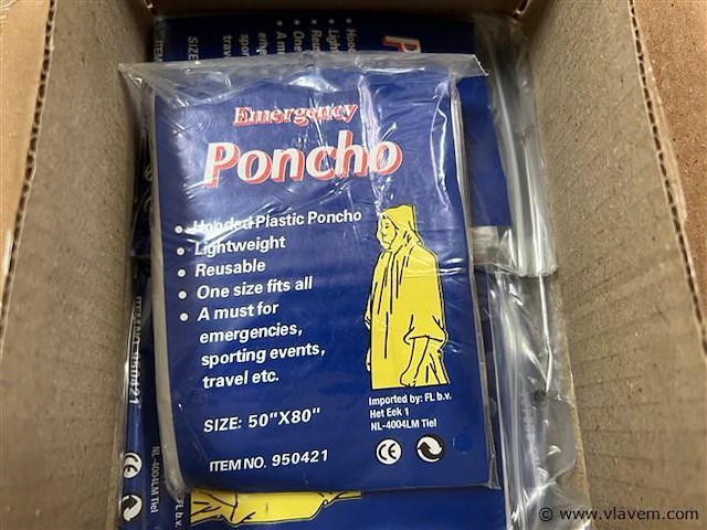 2 dozen, inh. paraplu's en regen poncho's - afbeelding 2 van  3