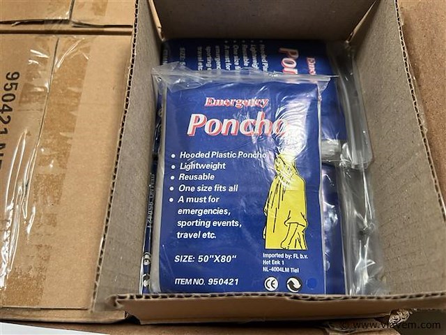 2 dozen, inh. paraplu's en regen poncho's - afbeelding 2 van  3