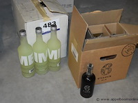 2 dozen inh. vodka met muntsmaak, meimmi, 70cl; sloe gin, 6 o'clock gin - afbeelding 1 van  3