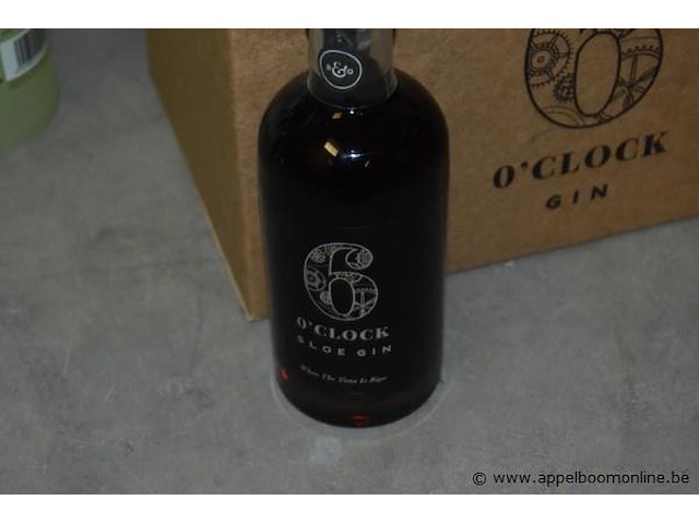 2 dozen inh. vodka met muntsmaak, meimmi, 70cl; sloe gin, 6 o'clock gin - afbeelding 2 van  3