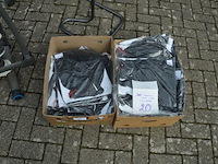 2 dozen met ca. 100 stuks mouwloze t-shirts zwart maat l (nieuw)