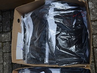 2 dozen met ca. 100 stuks mouwloze t-shirts zwart maat m (nieuw) - afbeelding 2 van  7