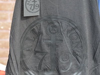 2 dozen met ca. 100 stuks mouwloze t-shirts zwart maat m (nieuw) - afbeelding 4 van  7