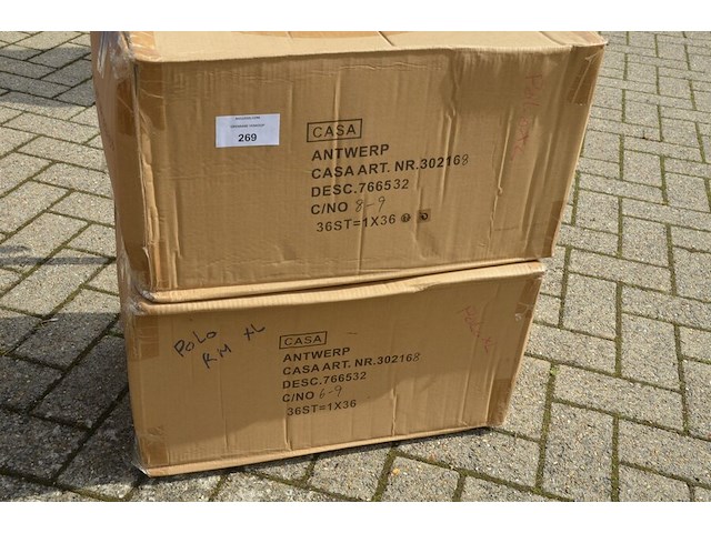 2 dozen met ca. 72 zwarte polo korte mouw maat xl - afbeelding 4 van  6