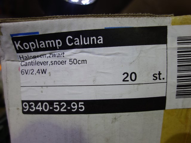 2 dozen van 20 koplampen voor de fiets (nieuw) - afbeelding 1 van  2