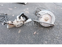 2 draagbare houtbewerkingsmachines