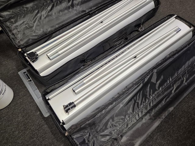 2 dubbele banner houders - afbeelding 2 van  4