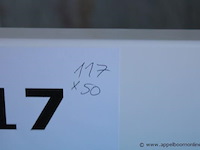 2 dubbele spoelbakken afm 117x50cm - afbeelding 2 van  2