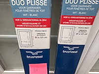 2 duo plissée hor en verduistering voor dakramen - afbeelding 2 van  3