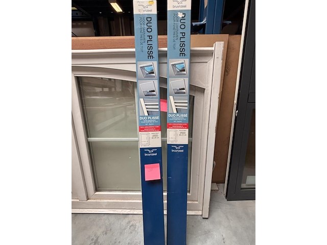 2 duo plissée hor en verduistering voor dakramen - afbeelding 1 van  2