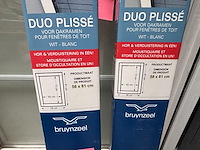 2 duo plissée hor en verduistering voor dakramen - afbeelding 2 van  2