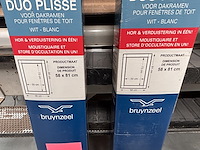 2 duo plissée hor en verduistering voor dakramen - afbeelding 2 van  2