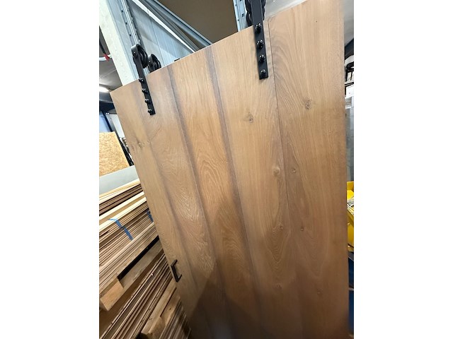2 eiken schuifdeuren - afbeelding 3 van  4