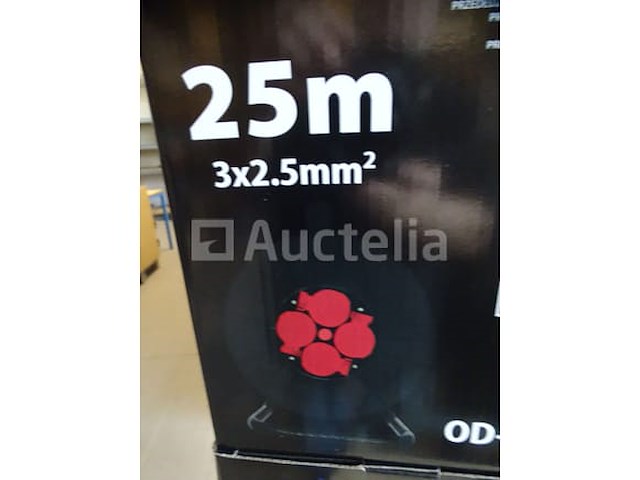 2 elektrische afwikkelaars 25 m kabels 3g x 2,5 mm - afbeelding 2 van  4
