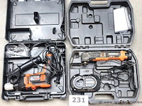 2 elektrische handgereedschappen b&d en worx, werking niet gekend