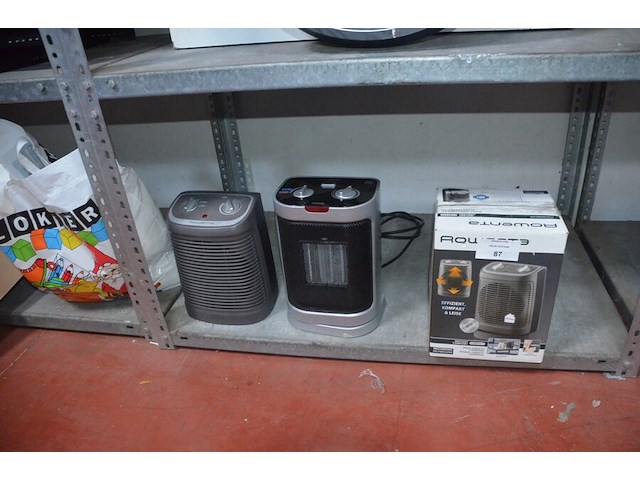 2 elektrische verwarmingen rowenta en calor - afbeelding 1 van  5