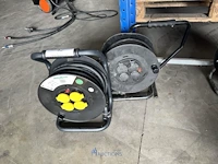 2 elektrokabels op haspel - afbeelding 2 van  3
