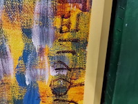 2 expressief en opvallende schilderijen "naakt" - afbeelding 3 van  6