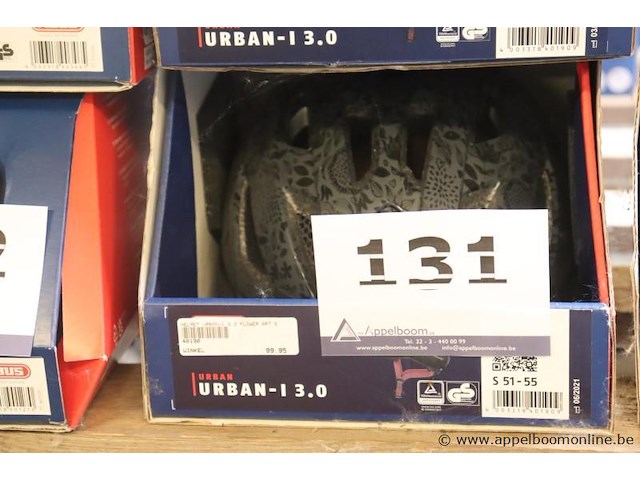 2 fietshelmen abus urban-3,0, maat s - afbeelding 2 van  2