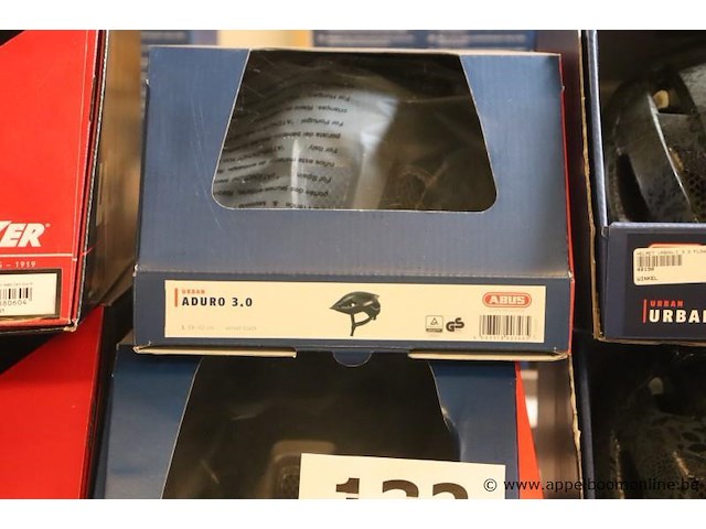 2 fietshelmen, abus urban aduro 3,0, maten s en l - afbeelding 2 van  2
