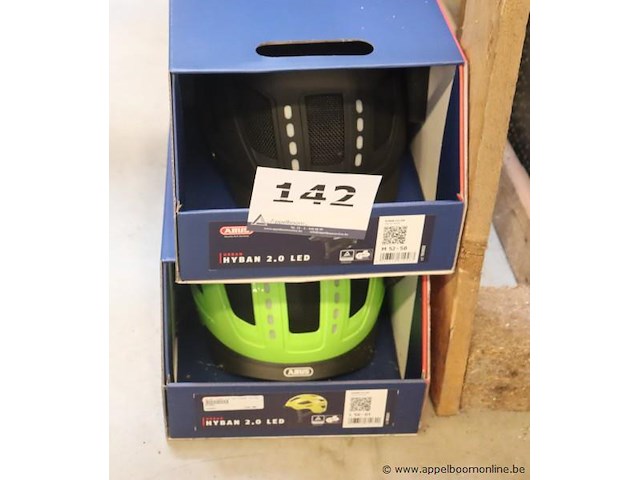 2 fietshelmen abus urban hyban 2,0 led , mmat m en l - afbeelding 1 van  2