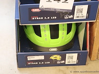 2 fietshelmen abus urban hyban 2,0 led , mmat m en l - afbeelding 2 van  2