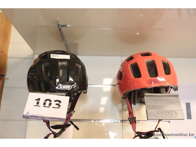2 fietshelmen abus - afbeelding 1 van  1