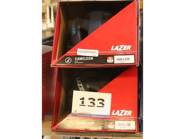 2 fietshelmen lazer camelaon maat m - afbeelding 1 van  2