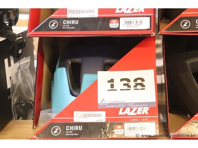 2 fietshelmen lazer chiru maat m - afbeelding 2 van  2