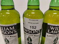 2 flessen absolut vodka 40,00% 70cl, 3 flessen whisky william lawsons 40,00% 70cl - afbeelding 4 van  4