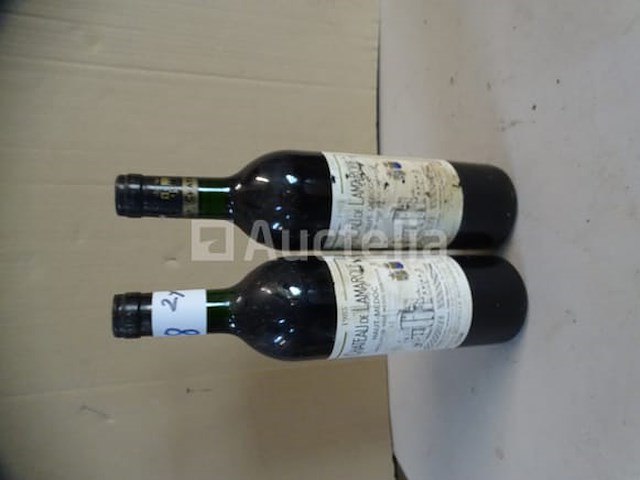 2 flessen haut-médoc château de lamarque 1985 - afbeelding 3 van  4
