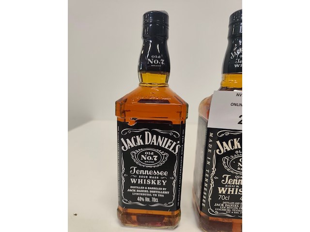 2 flessen jack daniels n7, 1 fles jack daniels tennessee rye, 1 fles jack daniels single barrel - afbeelding 2 van  8