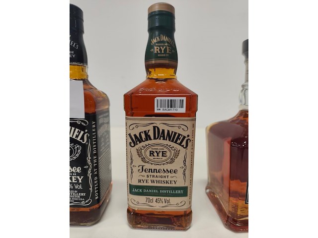 2 flessen jack daniels n7, 1 fles jack daniels tennessee rye, 1 fles jack daniels single barrel - afbeelding 5 van  8
