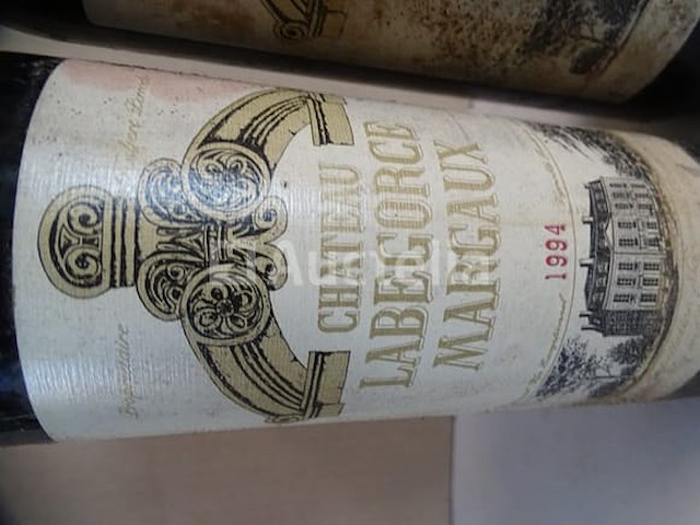 2 flessen margaux château labegorce 1994 - afbeelding 2 van  3