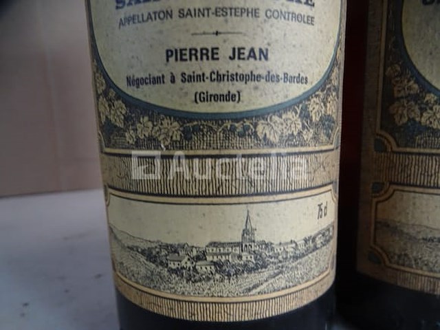 2 flessen saint-estèphe château la rose marbuzet 1979 - afbeelding 3 van  3