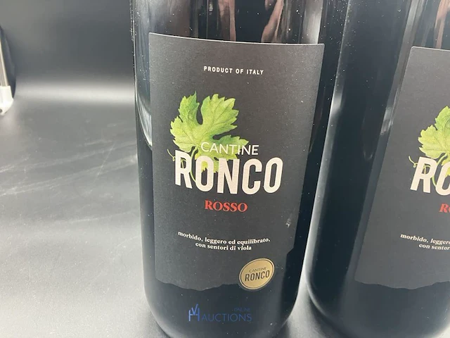 2 flessen wijn cantini ronco rosso - afbeelding 2 van  3